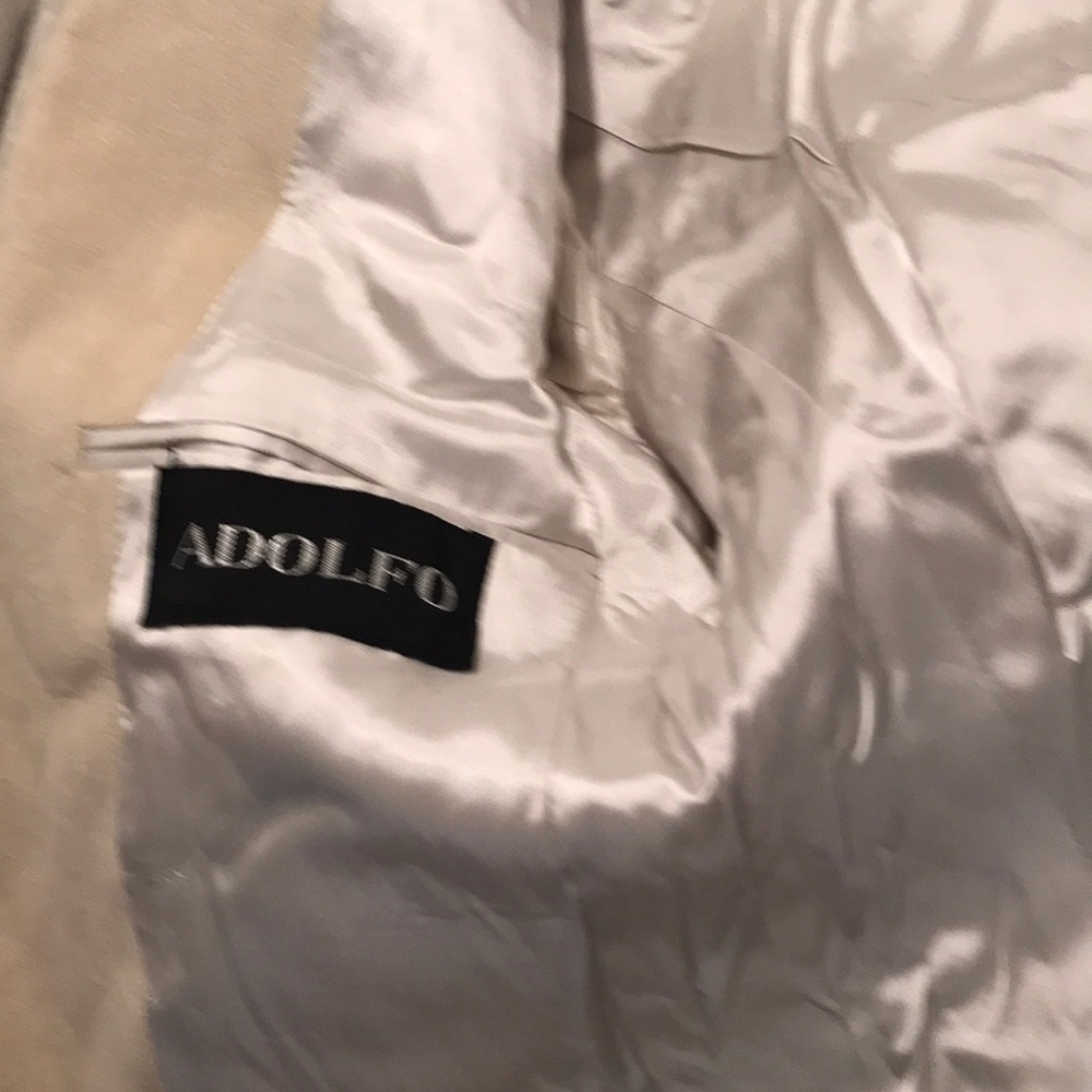 Adolfo ultra suede blazer
